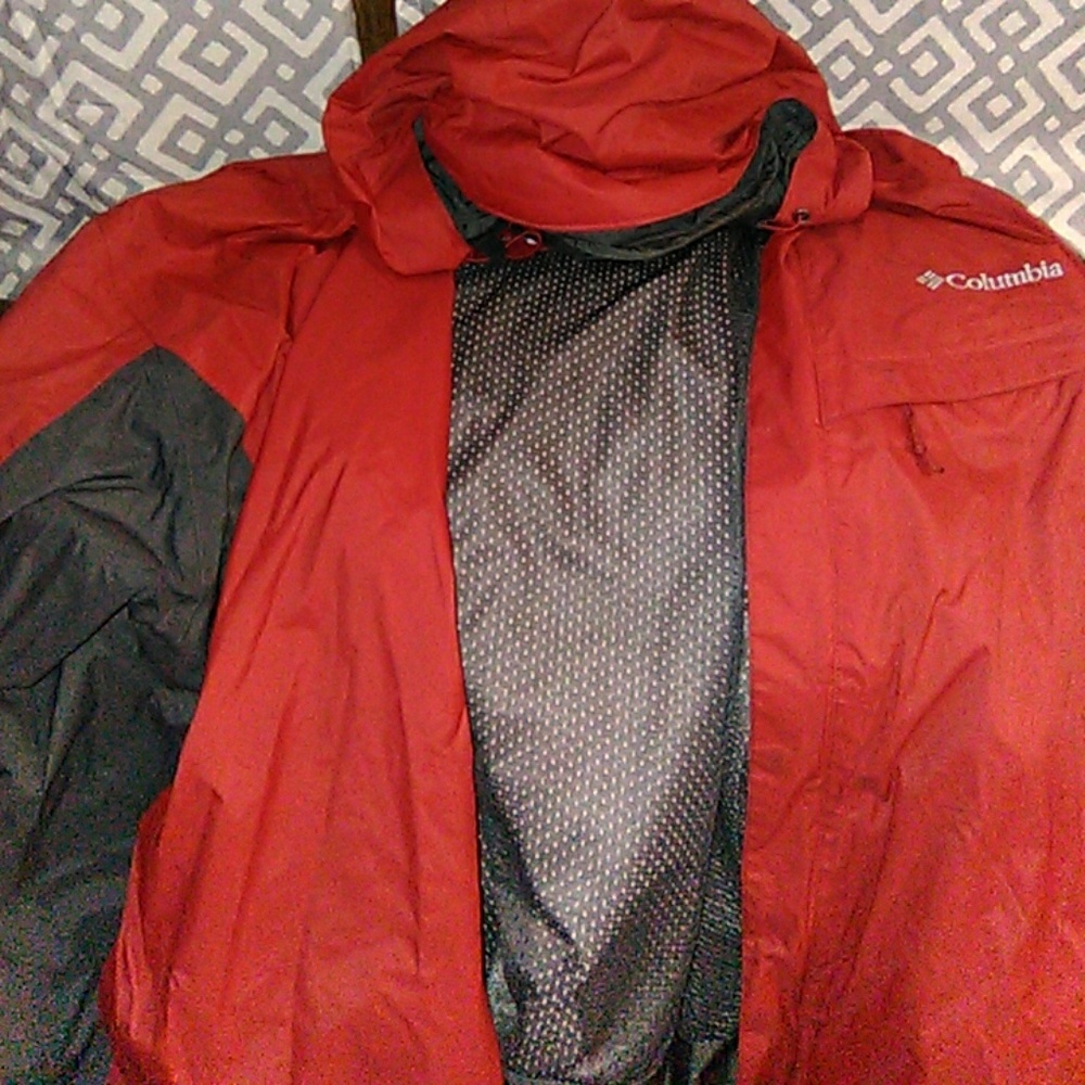 Red jacket/raincoat